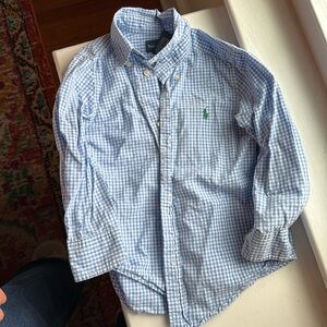 Ralph Lauren 3T gingham button down